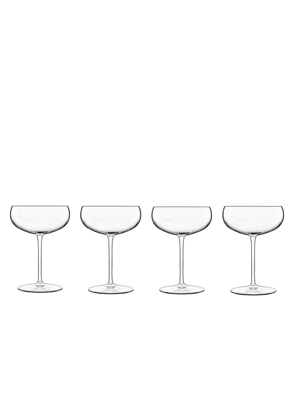 59$ Luigi Bormioli Talismano Old Martini Glass Set of 4